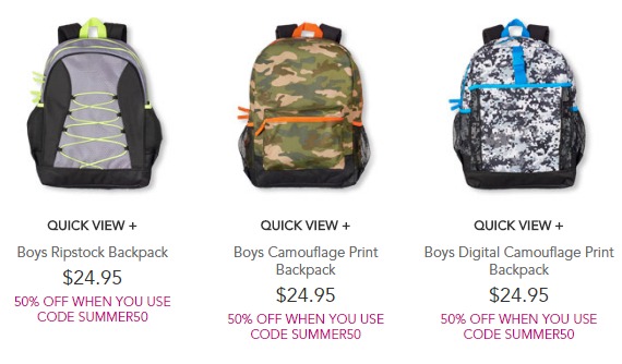 Backpacks Only $12.48 SHIPPED From The Children’s Place!