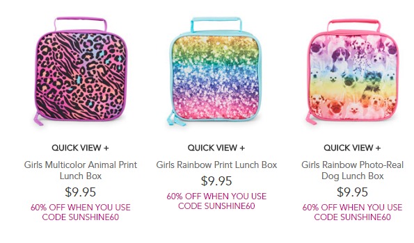 Children’s Place 60% OFF + FREE Ship! Lunchboxes $3.98, Jeans $7.80, Backpacks $9.98, and MORE!