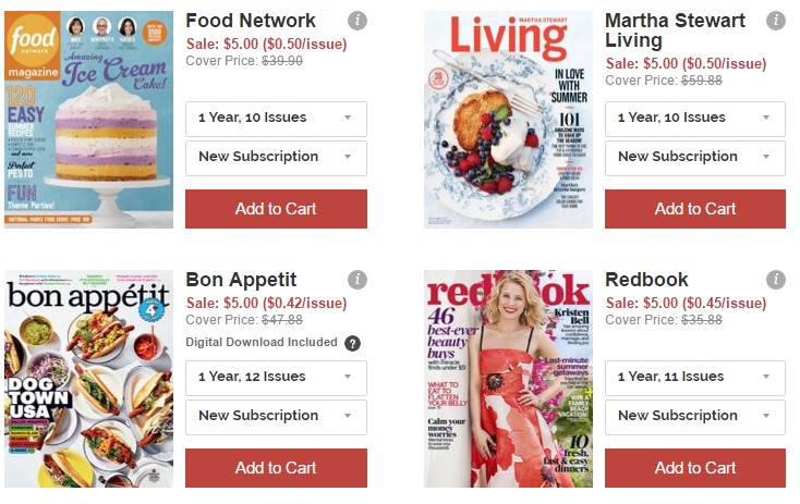 Food Network Magazine Only $5/yr During Discount Mags $5 Flash Sale!