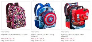 25% Off + FREE Shipping From The Disney Store! Backpacks $12.91 Shipped!