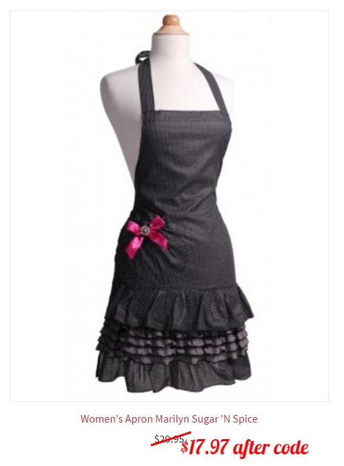 40% OFF Flirty Aprons + FREE Shipping!