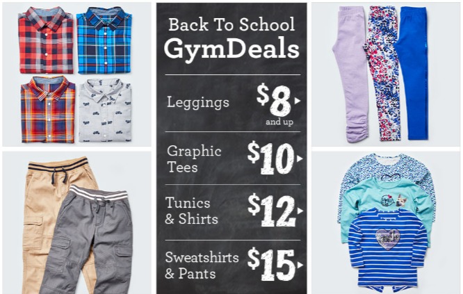 FREE Shipping From Gymboree Today! NICE Back to School Clothes Deals!