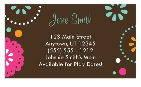50 FREE Business Cards From Shutterfly! Great for “Mommy Cards”! ($4.99 Shipping)
