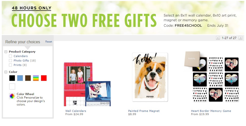 Two FREE Shutterfly Photo Gifts! Just Pay Shipping!