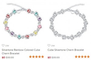 Gorgeous Cube Charm Bracelets Only $4.99 SHIPPED!