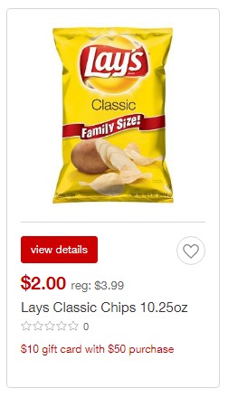 LAST DAY for FREE $10 GIft Card w/ $50 Target Grocery Purchase!