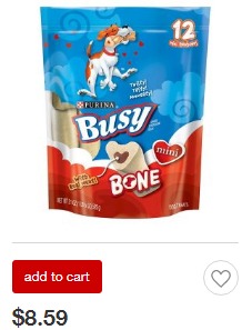 TARGET: Purina Busy Bone Dog Treats Only $3.59!
