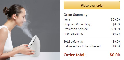 *SUPER HOT* Spaire Facial Steamer Nano Ionic Sauna Moisturizer COMPLETELY FREE + FREE Shipping! *SUPER HOT* Spaire Facial Steamer Nano Ionic Sauna Moisturizer COMPLETELY FREE + FREE Shipping!