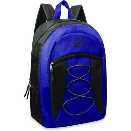 Mountain Edge 17″ Bungee Front Pocket Backpack Only $6.88 + FREE Store Pickup! Available in Blue and Black!