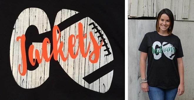 Go Team Personalized Spirit Tee – Just $16.99!