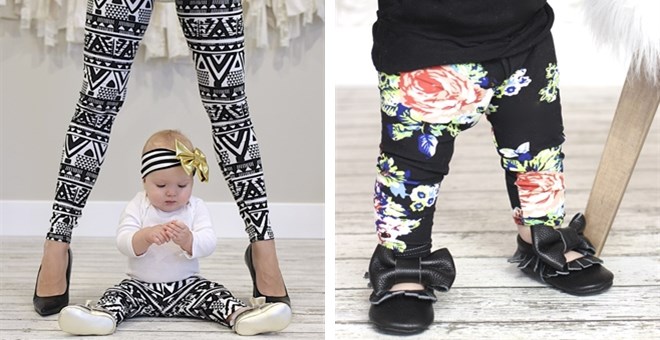 Mommy and Me Matching Leggings – Just $17.99!