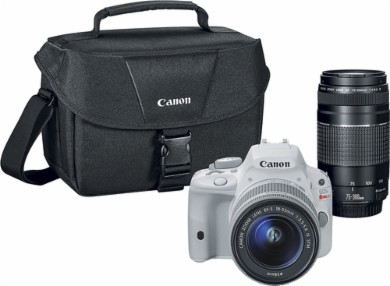 Canon EOS Rebel SL1 DSLR Camera with 18-55mm STM and 75-300mm III Lenses – Just $499.99!