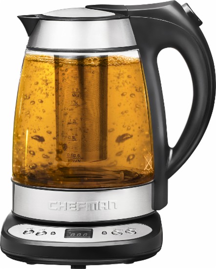 Chefman 1.7 L Precision Electric Kettle for only $49.99!