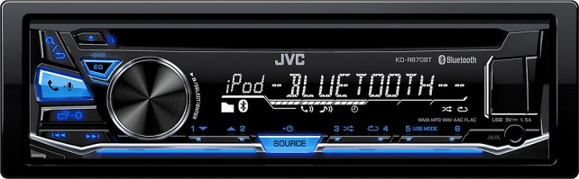 JVC CD Built-in Bluetooth Apple iPod-Ready In-Dash Deck – Just $69.99!