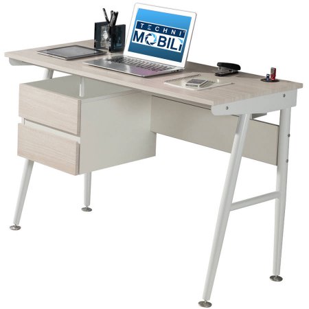 Techni Mobili Hasley Student Desk with 3-Port USB and Storage – $84.00!
