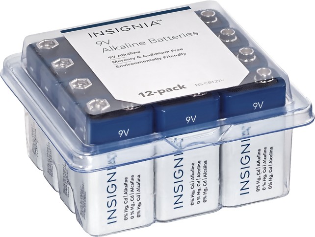 Insignia 9V Batteries – 12-pack – Just $8.99!