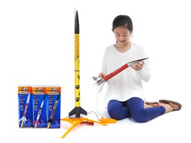 Estes Ready-to-Fly Rocket Bundle – Helicat + 3 Rockets – Just $29.99!