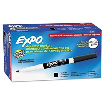 Expo Low-Odor Dry Erase Fine Point Markers—$5.50! (Compare to $10.99)