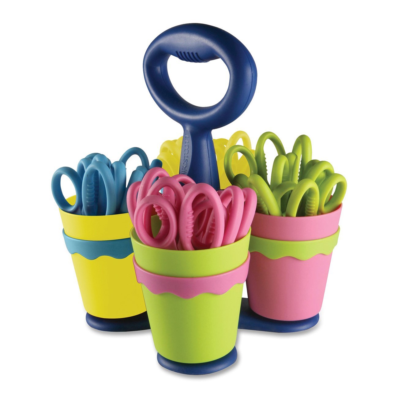 Scissor Caddy and 24 Kids Scissors With Anti-microbial Protection – Just $22.84!