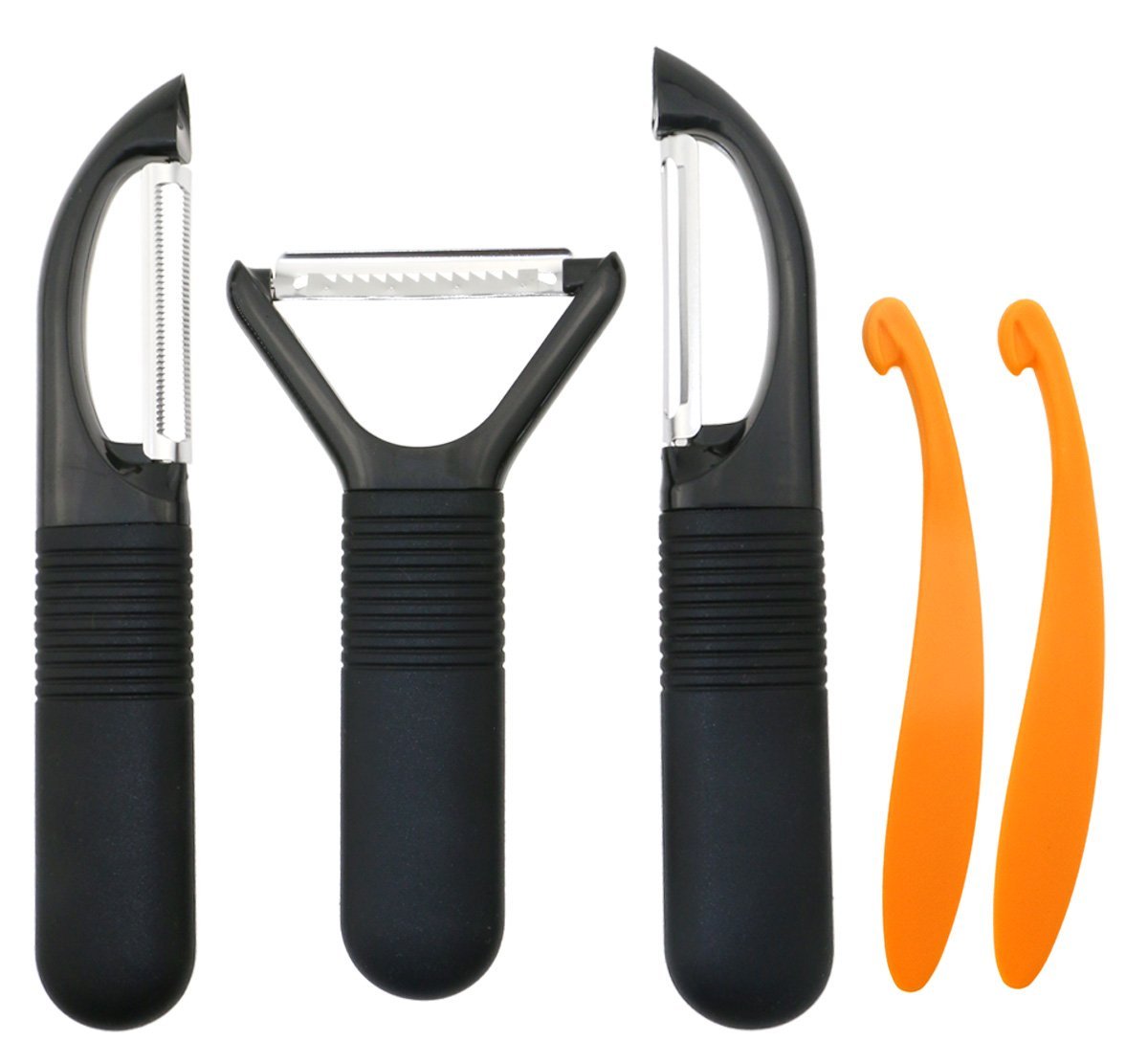 Fruit & Vegetable Peelers – 3-Piece Peeler Set with 2-Piece Citrus Peeler – Just $9.99!