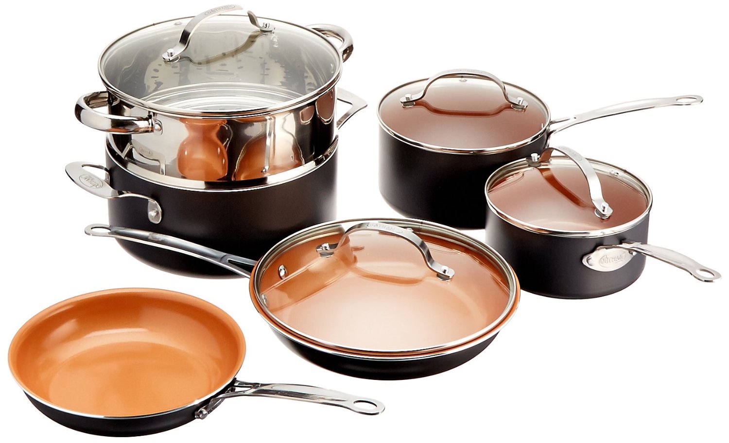 Gotham Steel 10-Piece Kitchen Frying Pan and Cookware Set – Just $89.99!