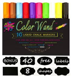 Reversible Tip Liquid Chalk Markers w/ 40 Chalkboard Labels – $12.79! Price Drop!