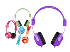 Kids’ Adjustable Headphones – Blue, Red, Pink, Green or Purple – Just $11.99!