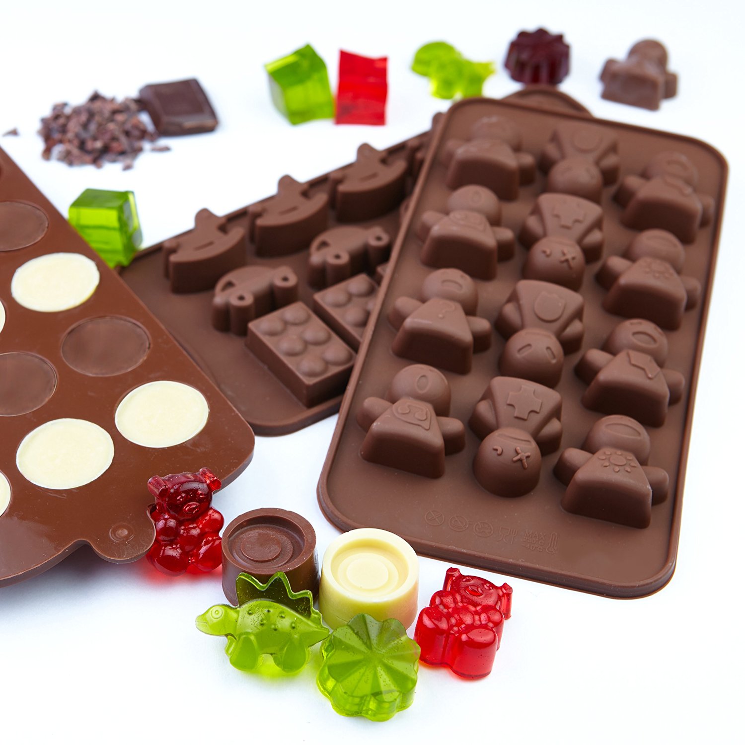 Silicone Chocolate Candy Molds, 3-Pack Set – Just $9.57!