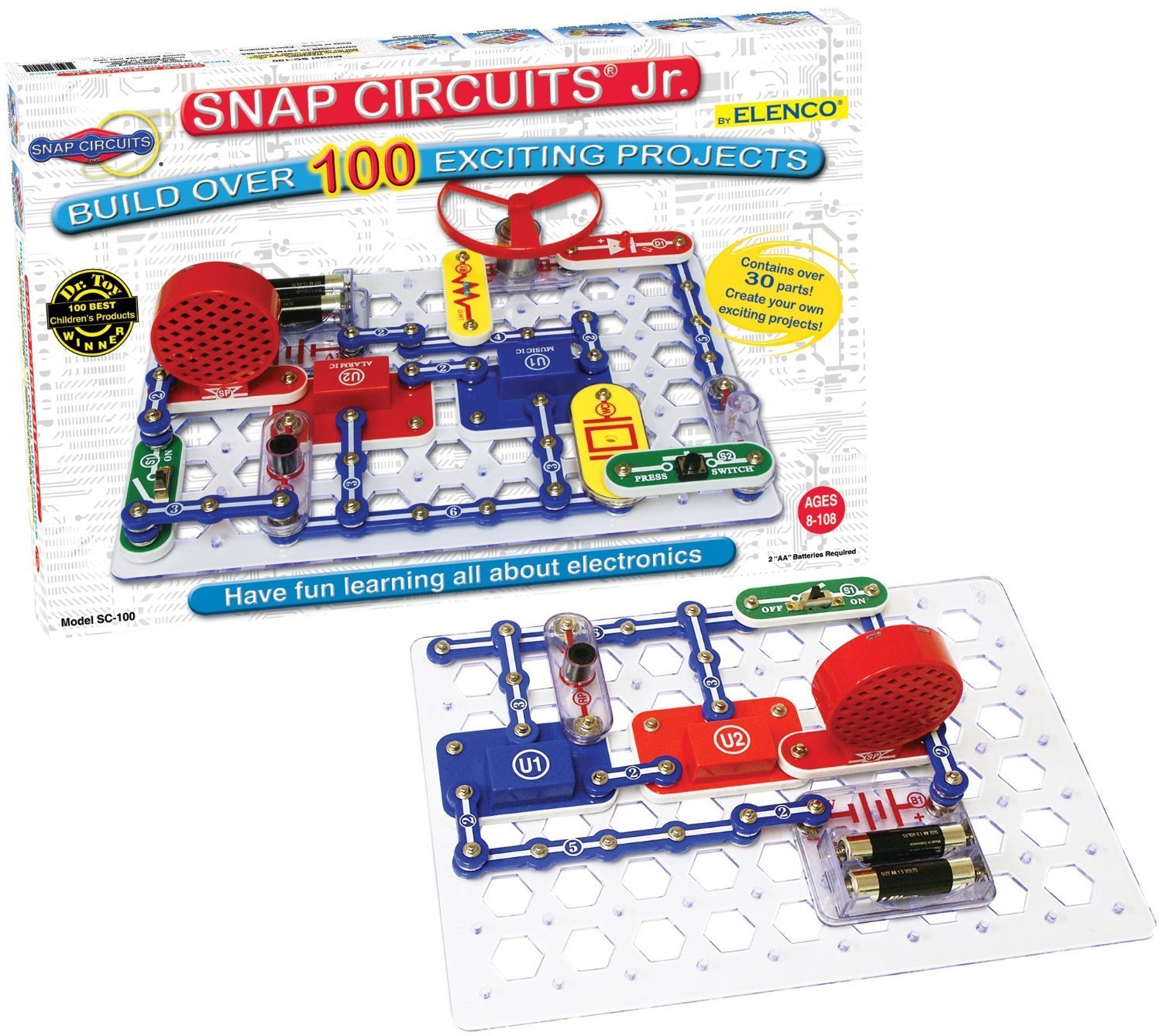 Snap Circuits Jr. SC-100 Electronics Discovery Kit – Just $18.99!