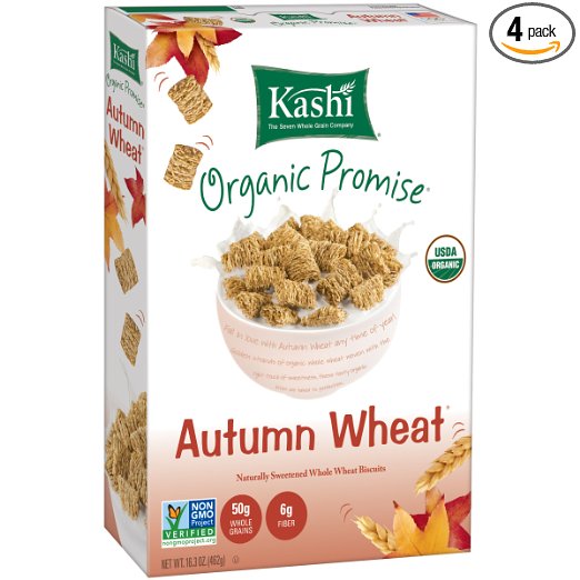 Kashi Organic Promise Cereal, Autumn Wheat – Pack of 4 – Just $9.21!