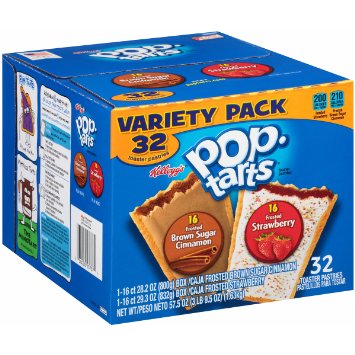 Brown Sugar and Cinnamon and Strawberry Pop Tarts, 32 ct Only $7.83!