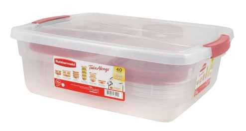Rubbermaid TakeAlongs 40-Piece Food Storage Set Only $9.99 (Reg. $12.99) Rubbermaid TakeAlongs 40-Piece Food Storage Set Only $9.99 (Reg. $12.99)