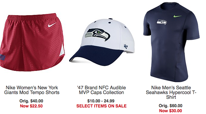 Get Ready for Football Season! Macy’s: Take up to 85% off NFL Apparel, Accessories & Shoes!