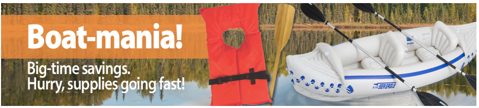 Boat-mania Sale at Walmart! Save on Big on Boats, Tubes, Gear & More!