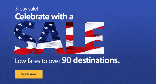 Southwest 3 Day Sale Starts Now! One Way Airfare for Only $69!