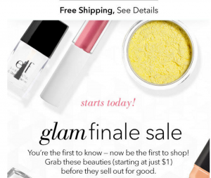 Sign Up For e.l.f Cosmetics Email List & Get FREE Shipping On Your Entire Order! Shop The Glam Finale Sale!