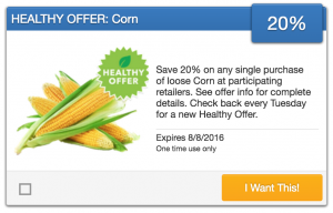 Saving Star: Save 20% Off Loose Corn With Coupon!