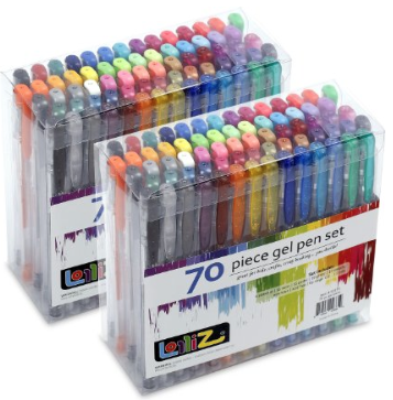 RUN! (2) Packs of LolliZ Gel Pens 70 ct Only $17! (Reg. $49.99)
