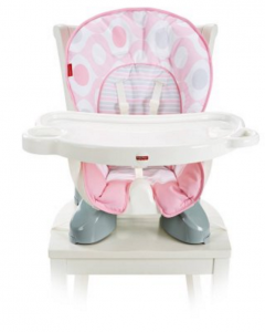 Fisher Price Space Saver High Chair In Pink Eclipse Just $32.88!