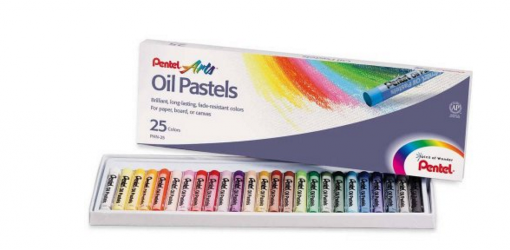 Pentel Arts Oil Pastels 25-Count Just $2.00!