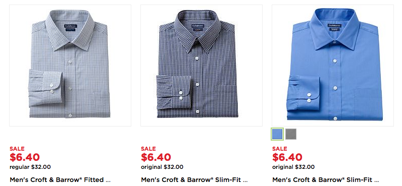 Kohl’s: Men’s Dress Shirts Only $5.44 Each!  (Reg. $32) Cardholders get them for $4.48 Each!