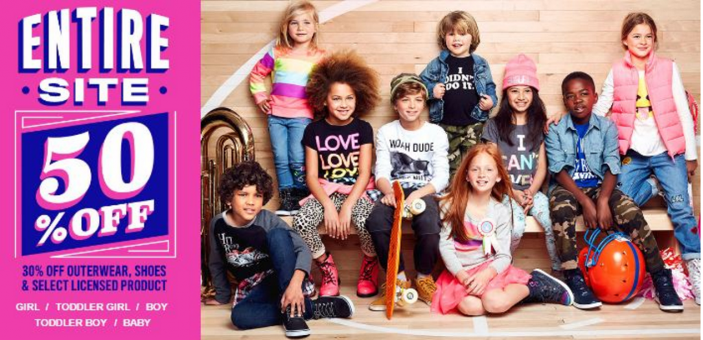 50% Off SiteWide, $7.99 Basic Denim, $3.99 Graphic Tee’s, FREE Shipping & Earn Place Cash Still Going On At The Children’s Place!
