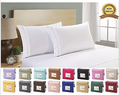 Egyptian Comfort 1800 Count 4 Piece Bed Sheet Set Starts at Only $10.50 Shipped! (Reg. $79.99)