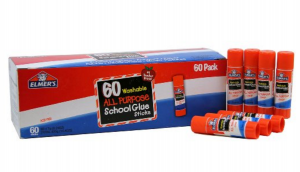 Elmers All Purpose School Glue Sticks 60-Pack $17.99!  Just $0.30 Per Glue Stick!