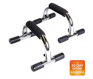 CAP Push-Up Handle Pair In Chrome Just $5.99! Plus, FREE 30-Day Trial To Daily Burn!