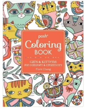 Posh Adult Coloring Book: Cats & Kittens for Comfort & Creativity Only $3.58 Shipped! (Reg. $12.99)