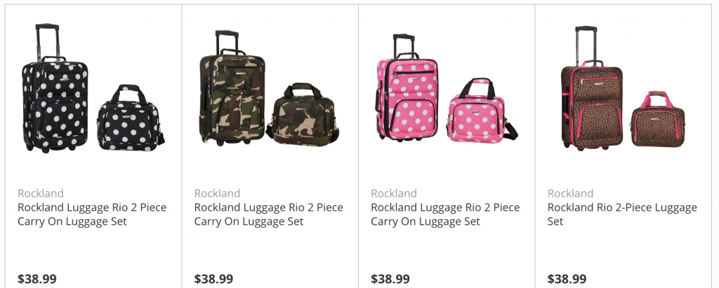 Rockland 2-Piece Carry On Luggage Sets Just $28.99 Shipped!