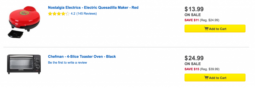 Save On Select Small Appliances Today Only (8/17) At Best Buy! Quesadilla Maker, Toaster Oven & More!