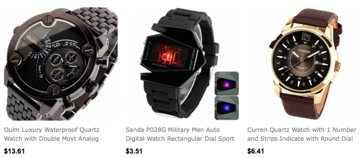 DressLily: CRAZY Low Price on Men’s Watches! Prices Start at $2.65 Shipped!