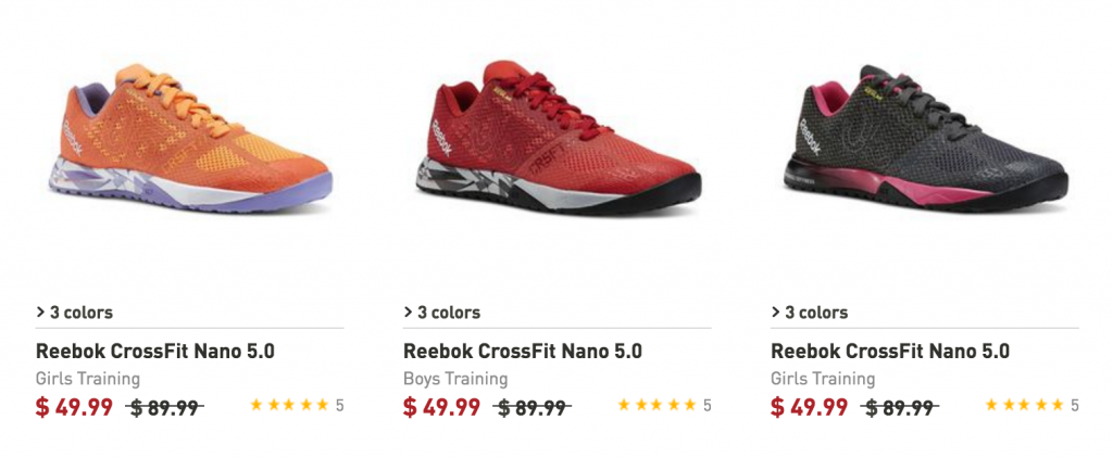 Reebok Kids Sneakers Two for $60.00! (Regularly $89.99 each)
